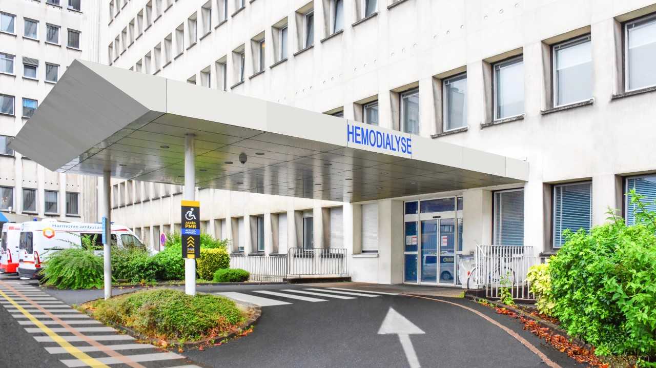 entrée Hémodialyse RCB aile Nord