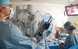 le robot chirurgical Da Vinci