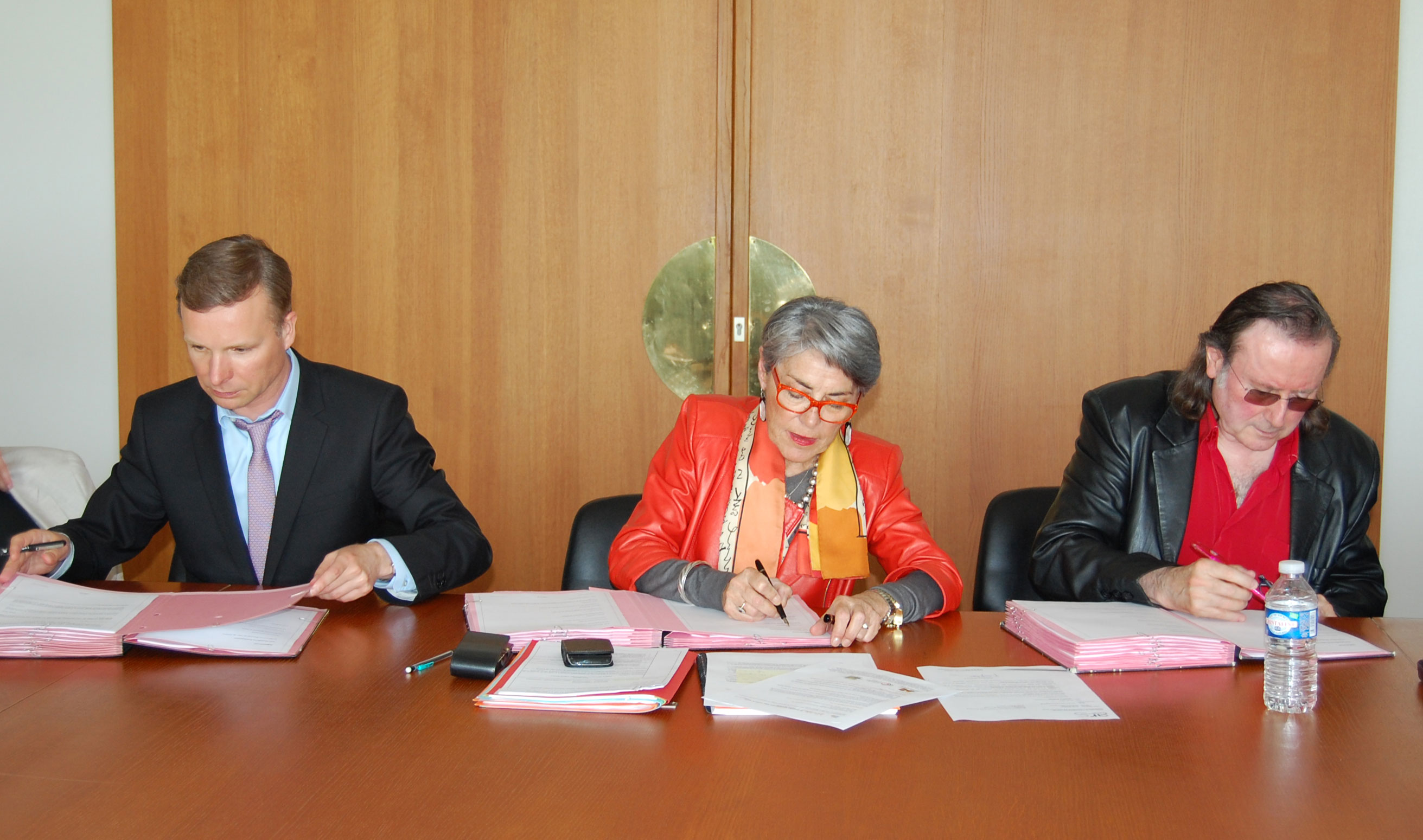 Yann Bubien, Christiane Coudrier et François-Régis Bataille